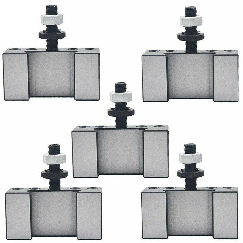 

5Pcs AXA 250-102 2 Quick Change Tool Post Boring Turning Holder 6-12Inch For Lathe Swing 6-12 Inches