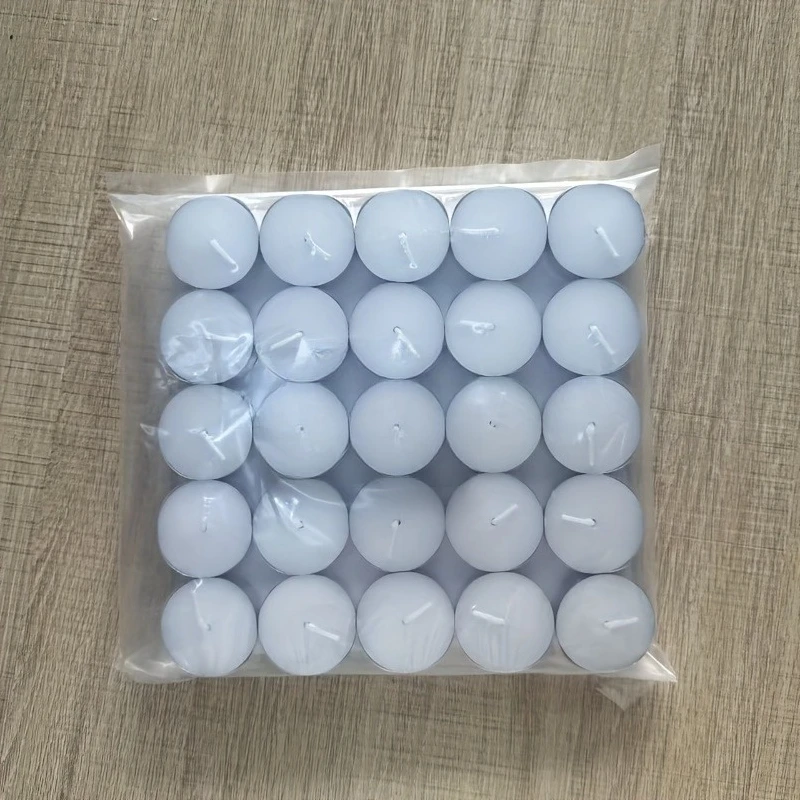 Unscented Tealight Candles , Smokeless Tea Light Candles, Votive Paraffin Candles with Cotton Wicks for Weddings, Home Decor