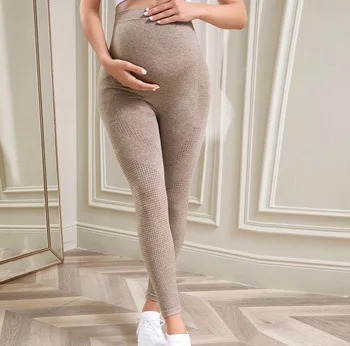 Women's Maternity Leggings Over The Belly Pregnancy Yoga Pants Active Wear Workout  Leggings