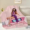 Singer E-Emilia Mernes Mp3 Music Blanket Skin friendly comfort warm soft plush blanket suitable sofa living room office bedroom 1