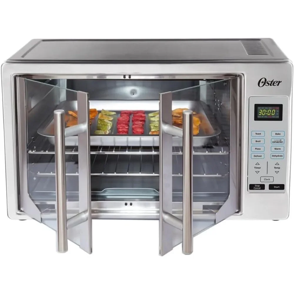 Toaster Oven, XL Fits 2 16" Pizzas, Stainless Steel French Door 3