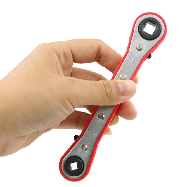 Chiave A Cricchetto 4 In 1 HVAC - Reversibile, 3/16''-3/8'', 138 Mm - Foto 10