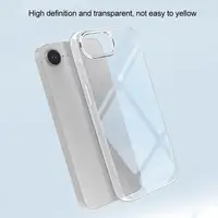 Transparent TPU Case for iphone 16e 2025 Crystal Clear Soft Cover Ultra-Thin For Apple 2025 Model