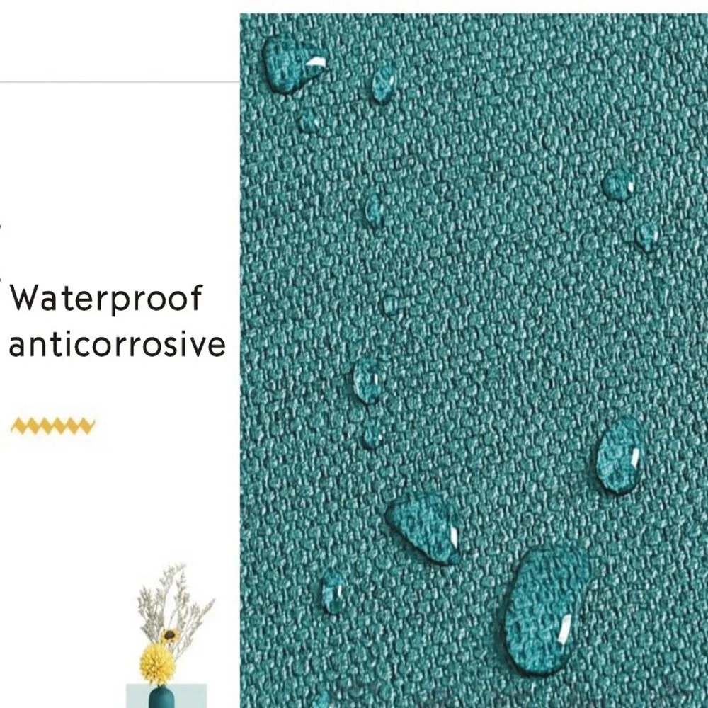 리넨 질감 홈 데코 자체 접착 DIY 벽지, 거실 침실 벽 데칼, PVC 비닐, 방수 접촉지