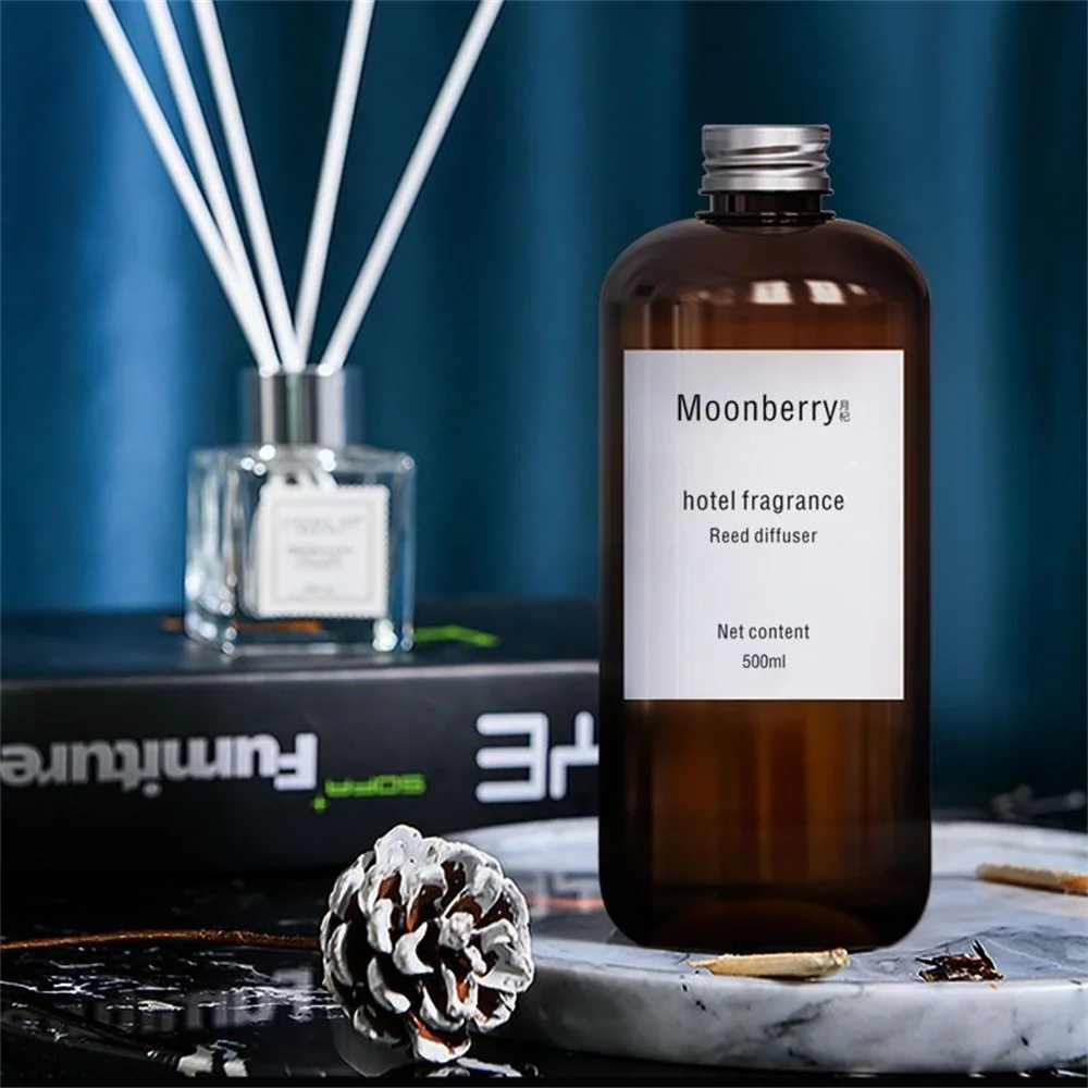 500ml-Fireless-Reed-Diffuser-Refill-Essential-Oils-Liquid-for-Bedroom ...
