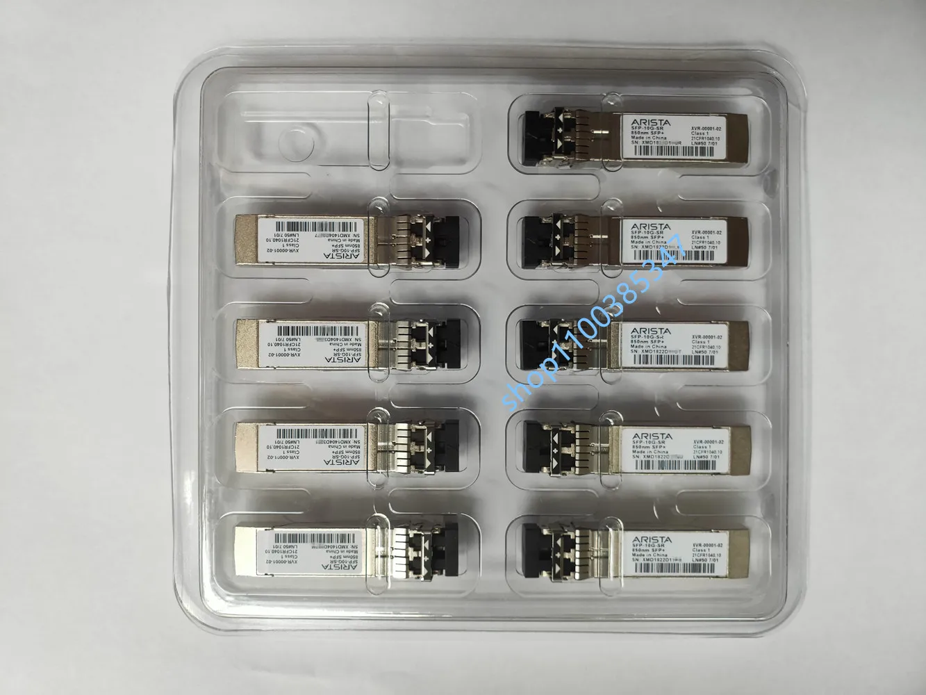 1PCS Arista sfp 10g/SFP-10G-SR/XVR-00001-02/arista 10g sfp+ fiber switch/arista sfp+ 10GB fiber switch