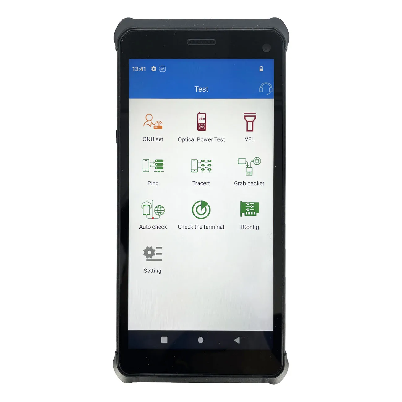 

S357 telecom test PDA telecom maintain and installation android PDA WIFI analyzer GPS camera IPTV emulation android 12 OS PDA