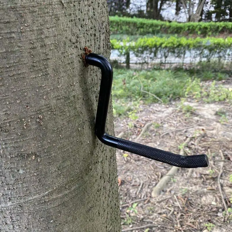 Steel Tree Stand Step Self-Tapping Knurling Pattern Tree Mount Bow Hangers Hunting Steps Hunting Accessories