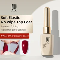 RS NAIL No Wipe Top Coat Fake Nails Soft Elastic Top Coat Nail Art Gel Varnish Semi Permanent Soak Off Reinforce Gel No Wipe Gel 1