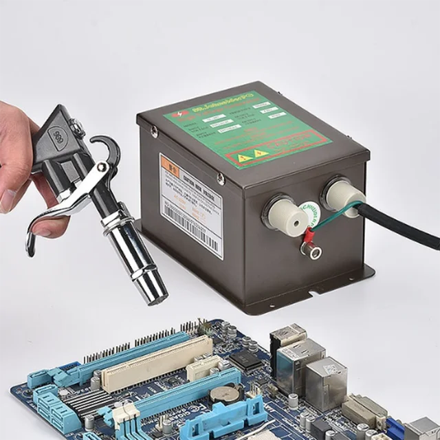110V/220V Antistatic Air Gun Ionizing Air Gun Electrostatic Gun with High Voltage Generator. 5