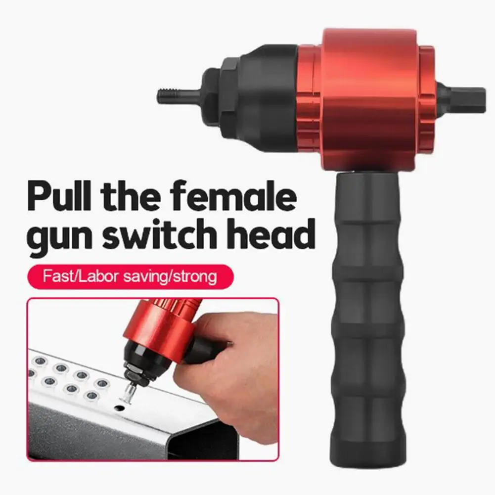 YOUZI M3m8 Electric Rivet Gun Rivet Nut Drill Bit Adapter Insert Nut