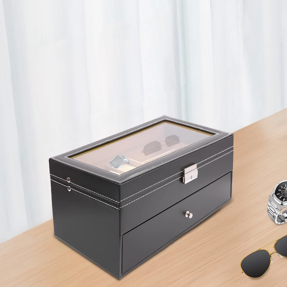 Premium Eyeglasses and Watch Storage Box