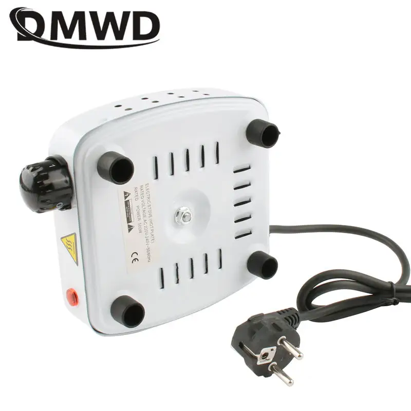 DMWD 110V Electric Hot Plate Mini stove Coffee Heater Milk Tea Mocha Heating Stove Cooking Pot Oven Small Furnace Cook US plug 5