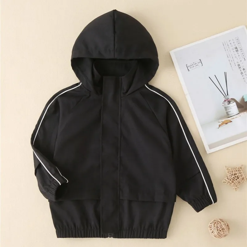 

Boys Coat Jacket Cotton Outerwear Overcoat 2023 Elegant Spring Autumn High Quality Children's Warm Clothing