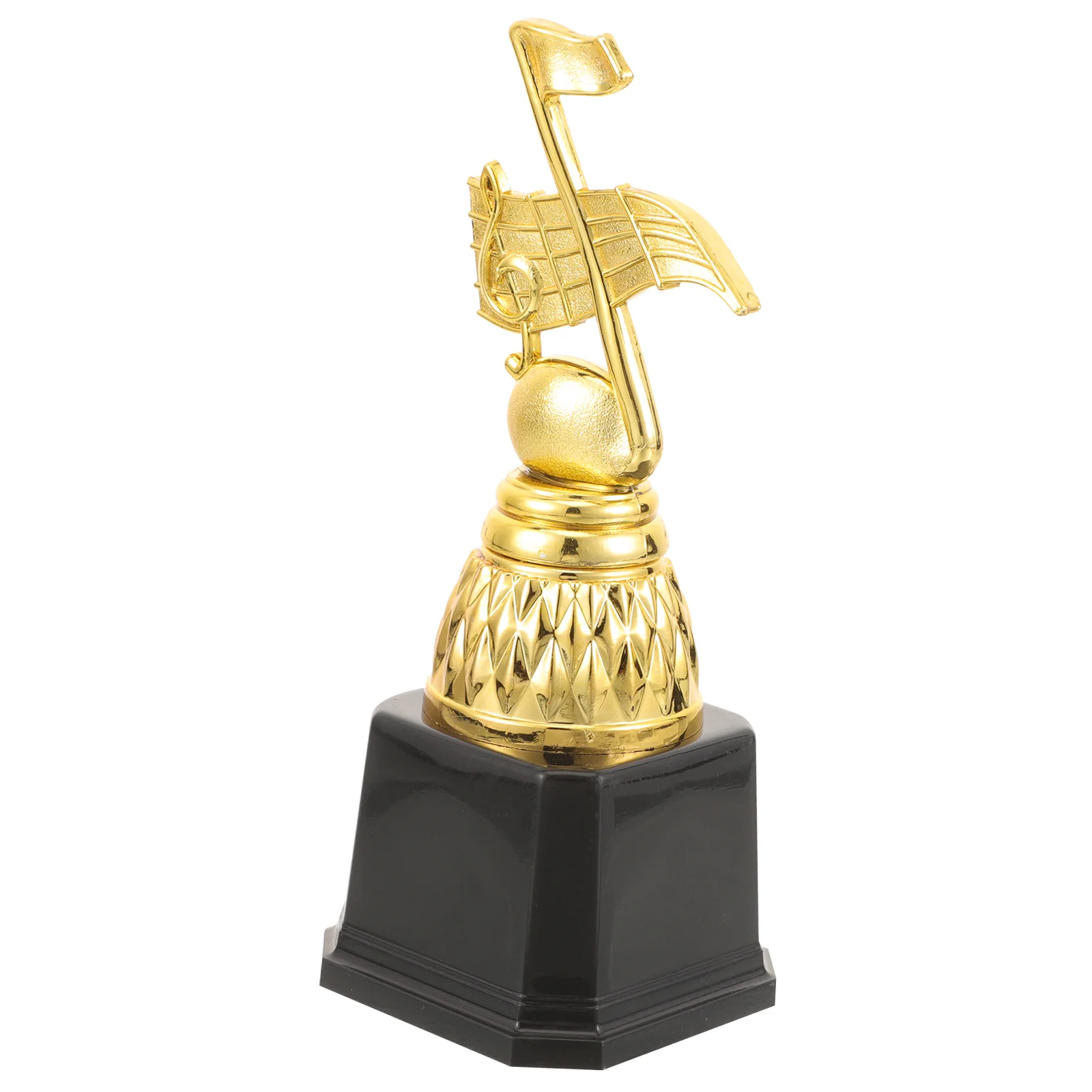 Decor Plastic Trophy Mini School Students Musical Note Kids Competition Miss Award Awards Trophies