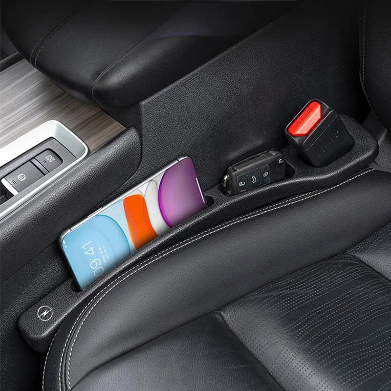 Car Seat Gap Filler & Storage Organizer Box