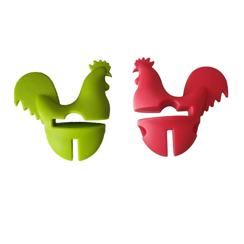 

HOT SALE 2PCS Splashproof Lid Lifter Lid Holder Silicone Heat Resistant Holder Keep Lid Open Cooking Assistant Decoration