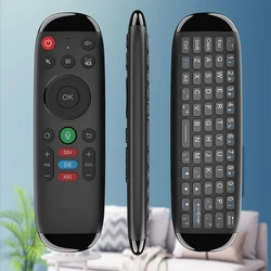 Enhanced Wireless Rechargeable Air Mouse & Keyboard Remote Control (With light)