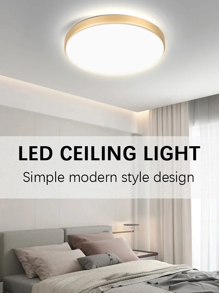Super Waterpoor Led Ceiling Light Panel Bathroom Lights 30W Wall light led Light for Kitchen Bedroom Ultra thin Ceiling lamp 2