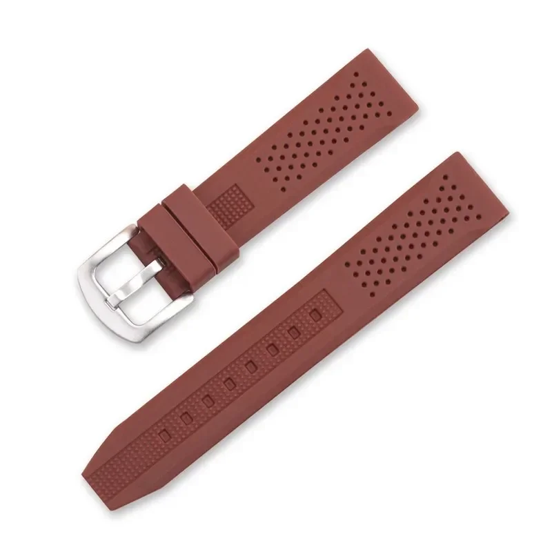 Premium Soft Breathable Silicone Waterproof Sport Watch Strap Accessories