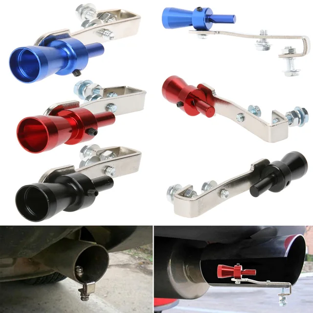 Car Turbo Sound Whistle Muffler for Exhaust Tip Size S Aluminum Alloy Car Accessories for Moto Auto Exhaust systems Car Tuning