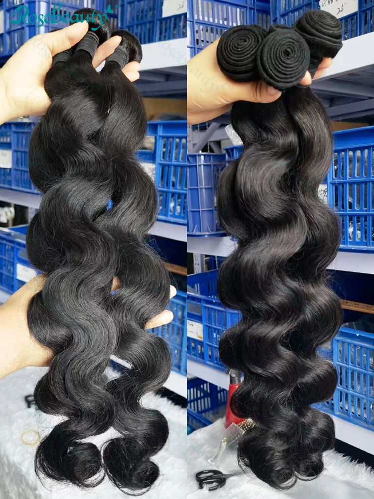 Human Hair Bundles 12A Body Wave 100% Unprocessed Brazilian - View #7