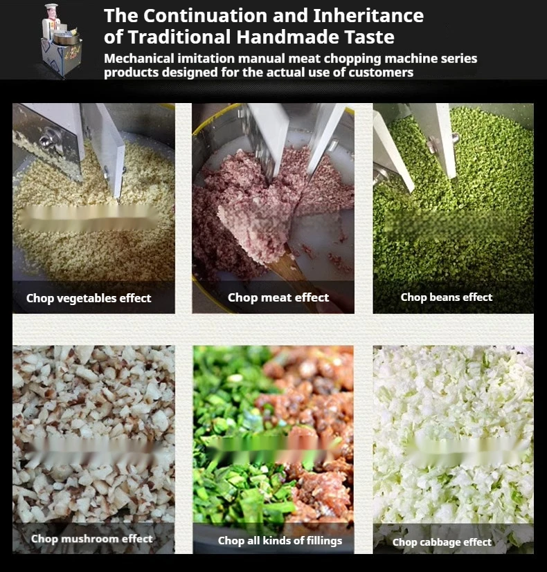 Description Picture 6 of itemCommercial Automatic Meat Chopper - Robotic Machine for Dumpling, Bun, and Chili Filling Preparation