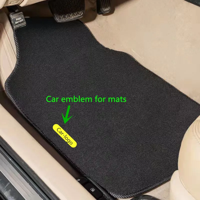 

Стайлинг автомобиля интерьер автомобиля автомобильные напольные коврики металлическая эмблема наклейки с винтом для Skoda автомобильные аксессуары