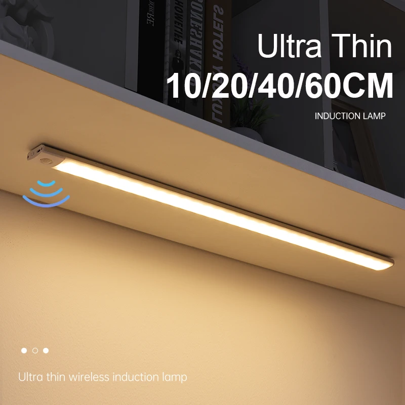 Bedroom Night Light Motion Sensor Lights Wireless Usb Under Light For Kitchen