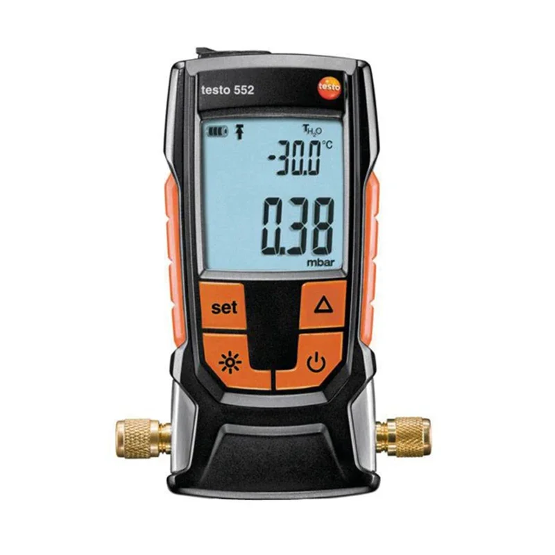 Testo 552 디지털 진공 게이지 진공 측정 장비 0-26.66mbar 블루투스 호환 0560 5522 100% 오리지널