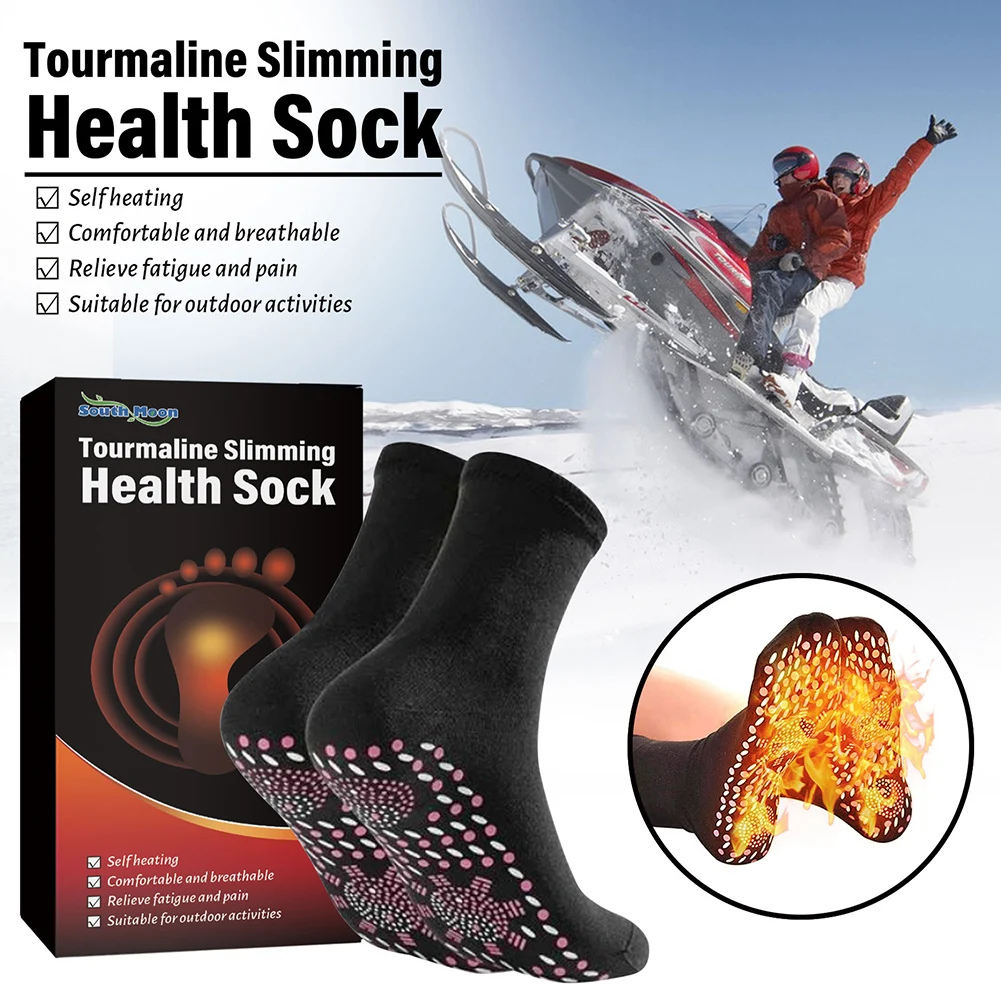 Cotton Self Heating Massage Socks for Winter Outdoor Activities