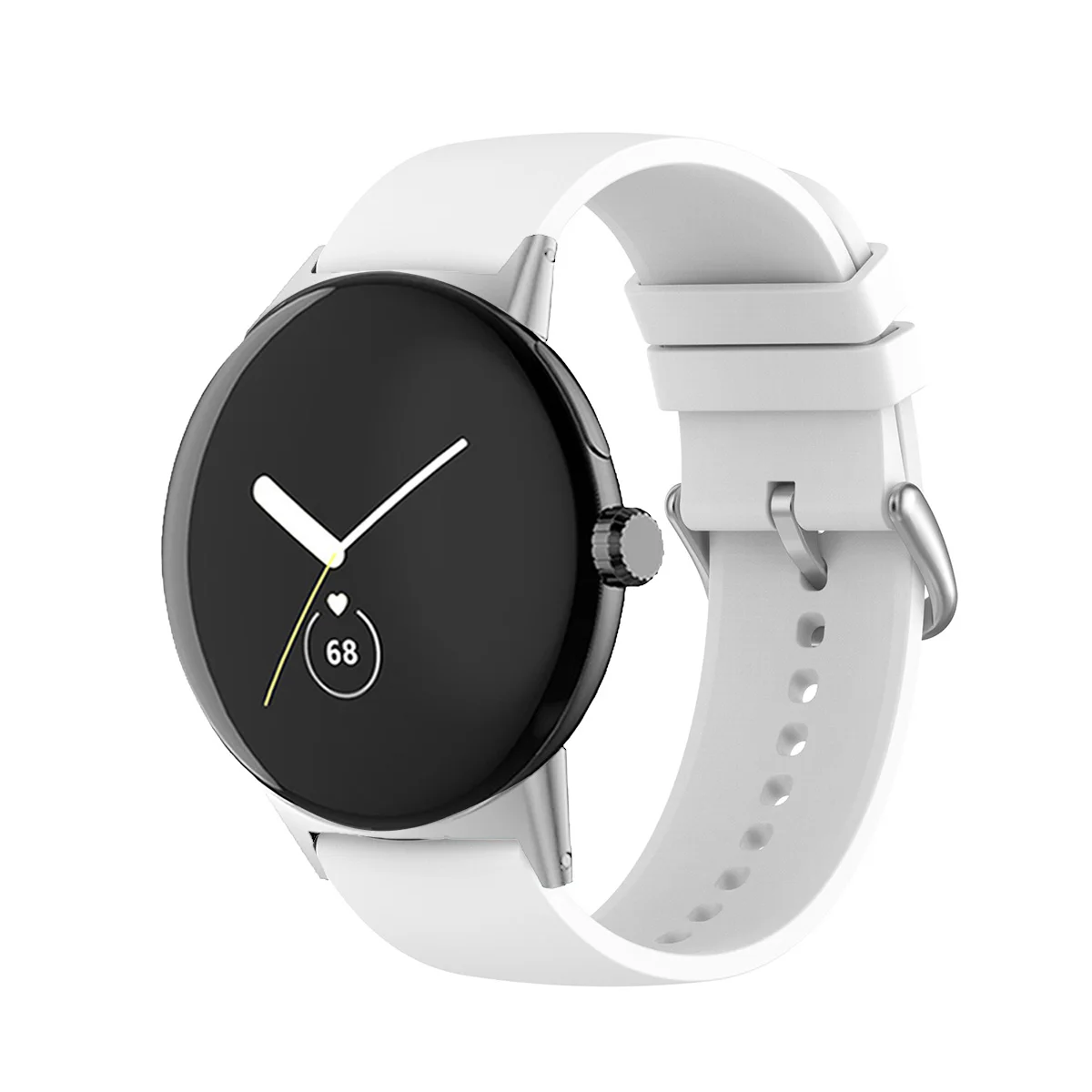 Enhanced Silicone Sport Band for Google Pixel Watch - Smartwatch Wrist Bracelet Accessory