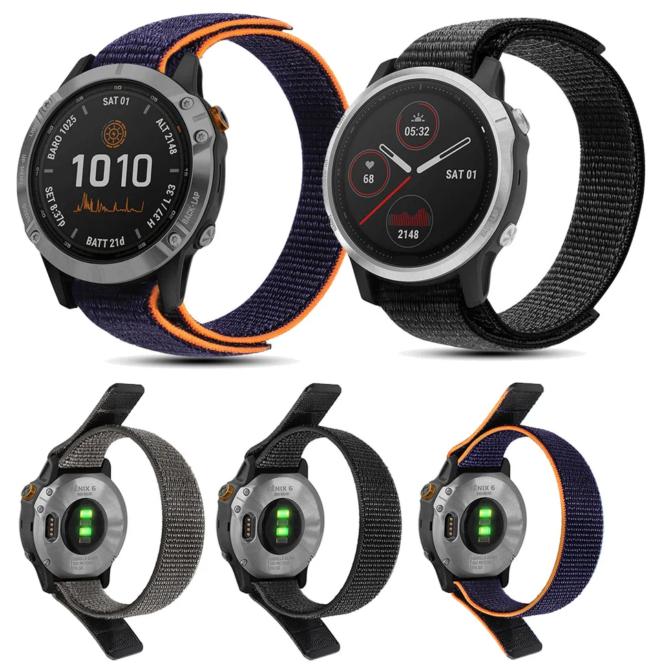 Garmin Instinct 2s Armband Nylon-Armband Ersatz Für Garmin Fenix 3/5/6/7 & Epix Pro – Sportlich, Bequem, Unisex Garmin Quickfit 20mm