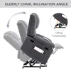 Massage Recliner Power Lift Chair for Elderly with Adjustable Massage and Heating Function Recliner Chair with Infinite Positio 4