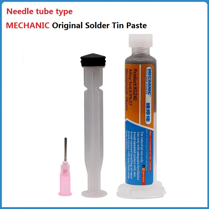 MECHANIC Original BGA Solder Paste 183℃ Needle Welding Flux XG Z40 SMT PCB BGA IC Chip CPU LED