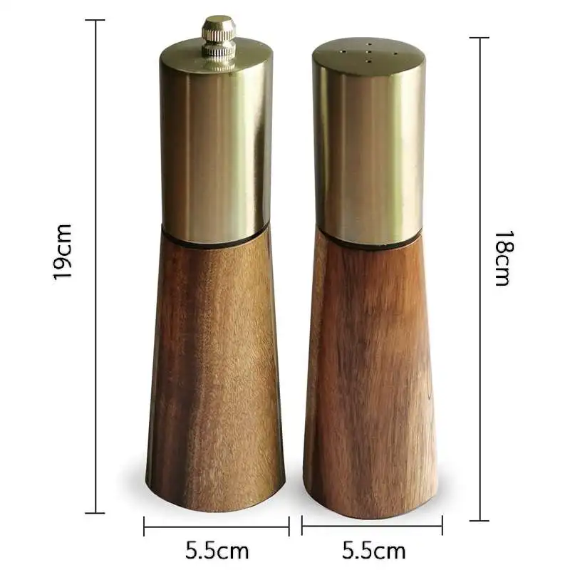  Gorgeous Salt And Pepper Grinder Set - Refillable