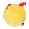 Electric Egg Cooker 350W 7 Egg Capacity Automatic Shut Off Mini Breakfast Machine Multifunction Chicken Shape Rapid Egg Boiler 4