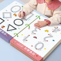 Training Book Magical Tracing Workbook Control Reusable Magic Practice Copybook Children Montessori Drawing Education Book 1