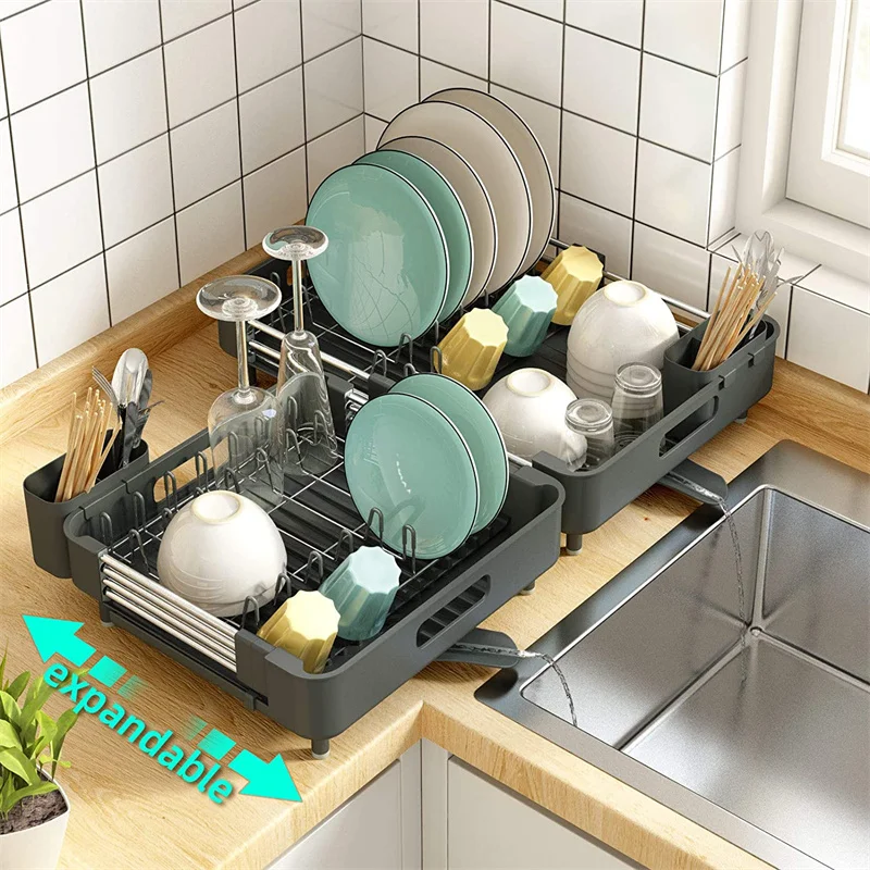 https://ae01.alicdn.com/kf/S1312a07c4235475283029b33fa17d968p/Stainless-Steel-Dish-Drying-Rack-Adjustable-Kitchen-Plates-Organizer-with-Drainboard-over-Sink-Countertop-Cutlery-Storage.jpg