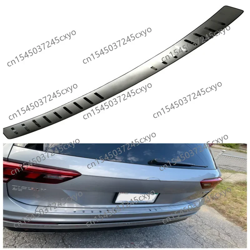 

Rear Bumper Protector Sill Trunk Rear guard Tread Plate cover Trim For VW Volkswagen Tiguan 2 MK2 2017 2018 2019 2020 2021