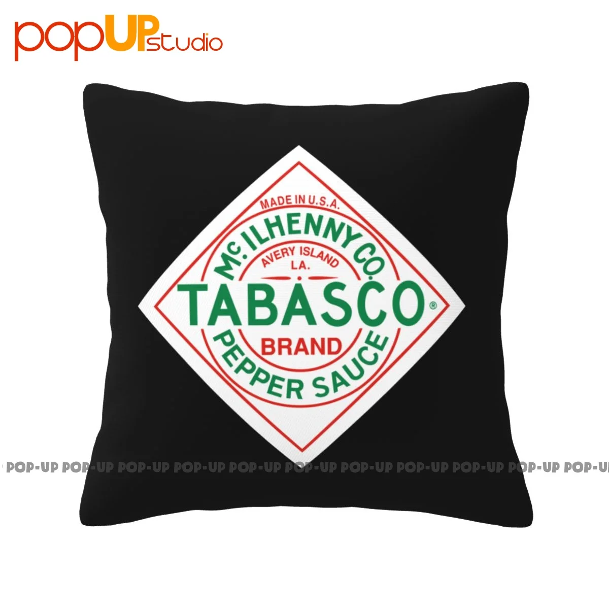 Primavera Pomodoro Cartone Animato Tabasco Salsa Pepe Federa Copricuscino Vintage Decorativo Confortevole