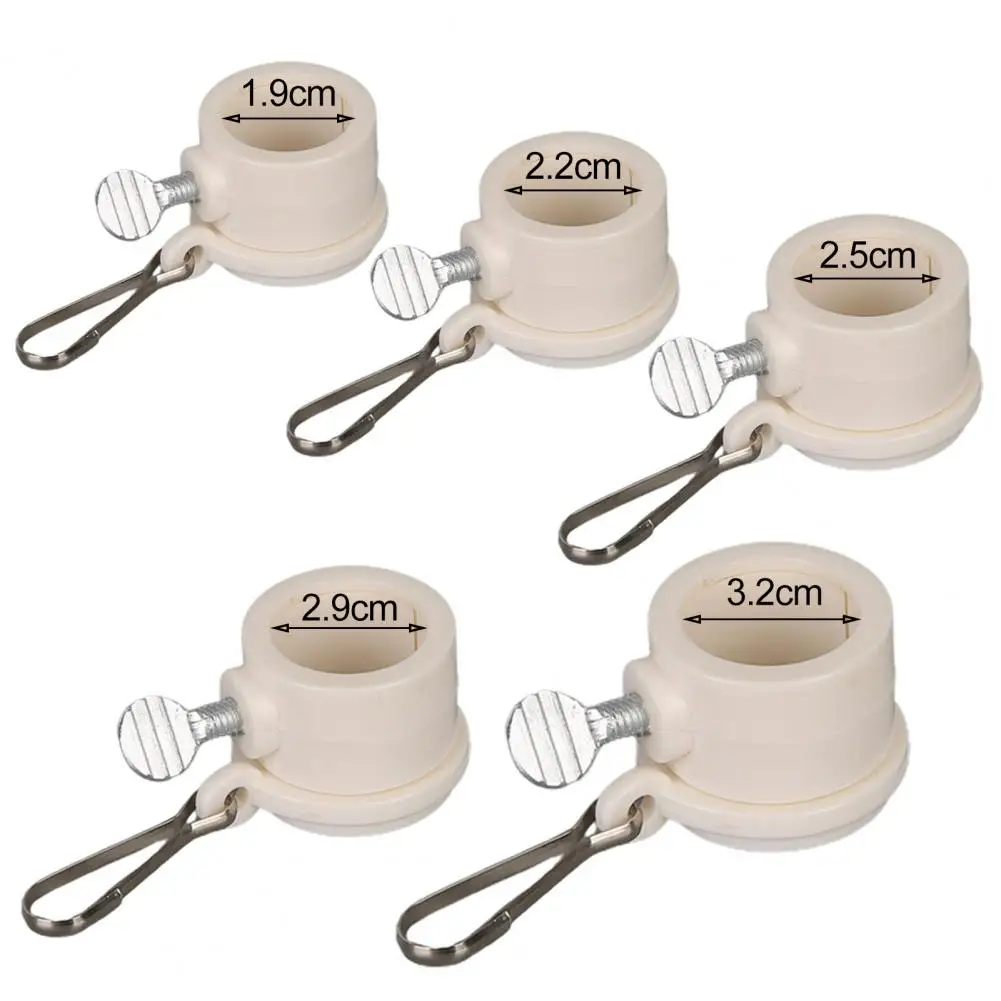 Handheld Flagpole Buckle Heavy Duty Rotating Flagpole Buckles for Wind-resistant Flags 360-degree for House Tangle-free