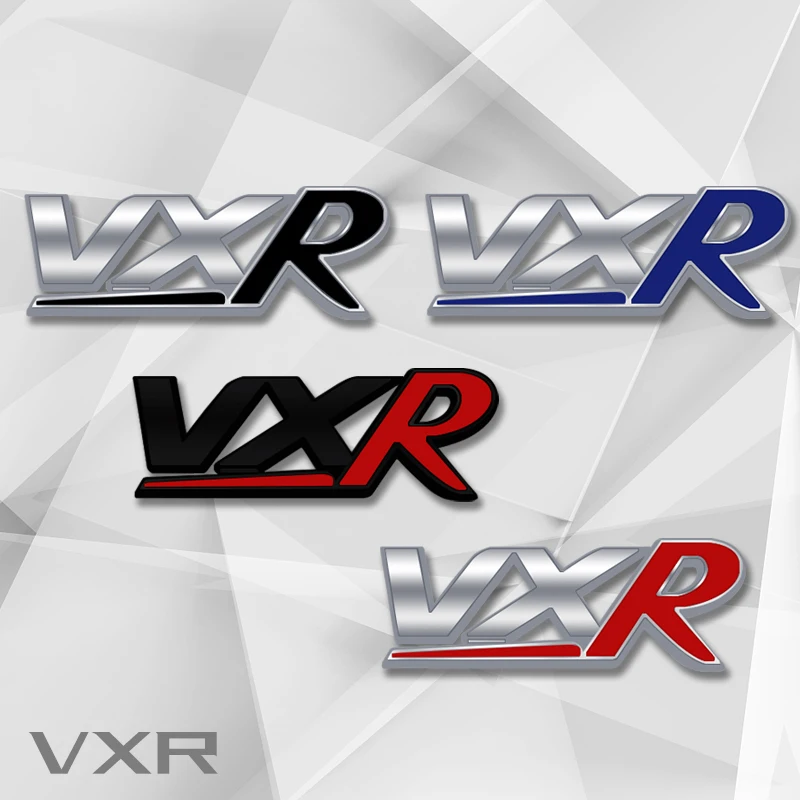 In Lega Di Zinco Vxr Badge Car Body Trunk Emblem 3D Grille Decal Sticker Per Opel Vauxhall Meriva Vivaro Meriva Cascada Astra Corsa