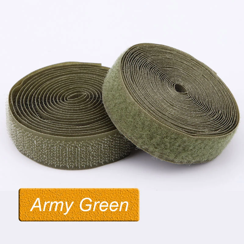 20mm Width Sew-On Hook & Loop Fastening Nylon Tape - 22 Vibrant Colors