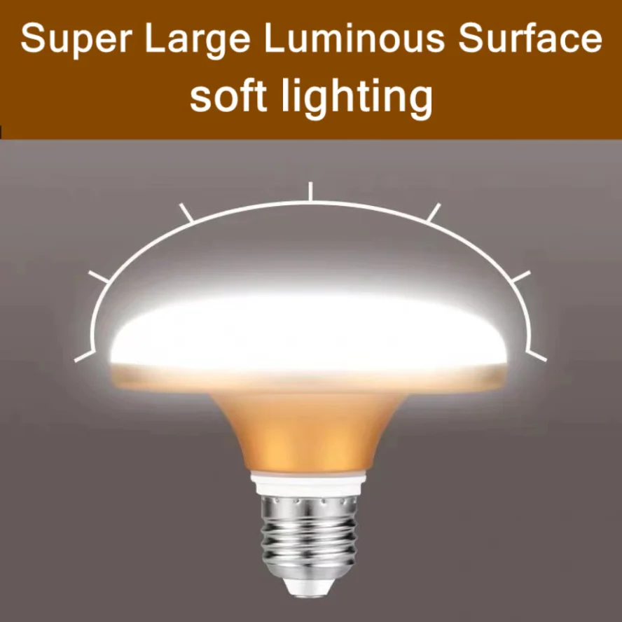 Super Bright E27 LED Bulb 12W 15W 20W 30W AC 220V UFO Leds Lights Indoor Warm White Lighting Table Lamps Garage led lamp,led light