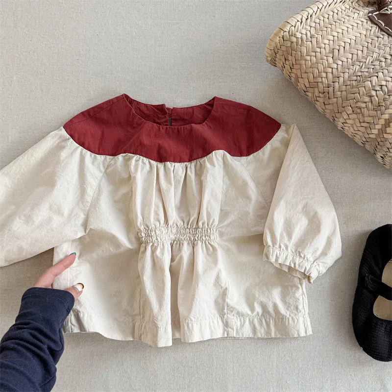 2025 Spring New Girls Puff Sleeve Shirts Children Long Sleeve T Shirts Baby Girl Cotton Blouse Infant Loose Tops Kids Clothes 6 2025 Spring New Girls Puff Sleeve Shirts Children Long Sleeve T Shirts Baby Girl Cotton Blouse Infant Loose Tops Kids Clothes - Image 6