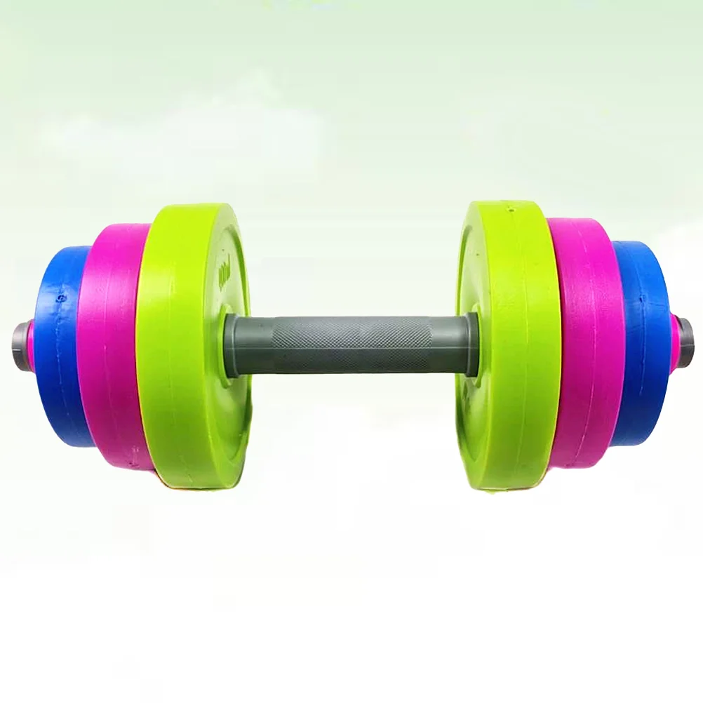 

Practical Children Dumbbell Bodybuilding Exercise Equipment Training Arm Muscle Fitness for Kids Gym Home (Short Style)