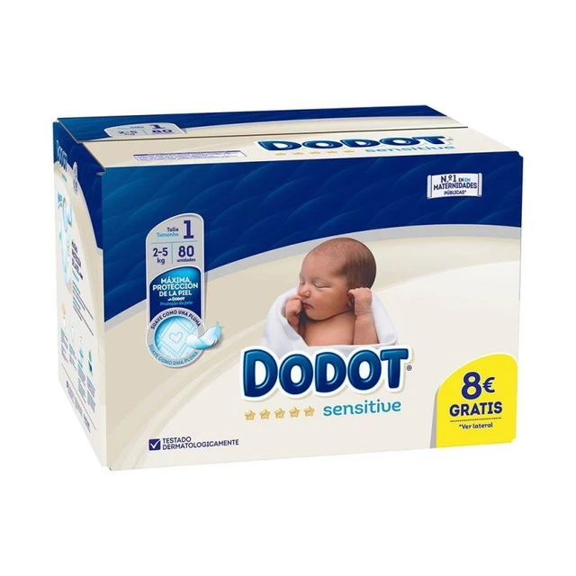 Dodot Sensitive Rn T1 Diapers 2-5 Kg 80 Pcs - Baby Diaper Pail Odor Removal  - AliExpress