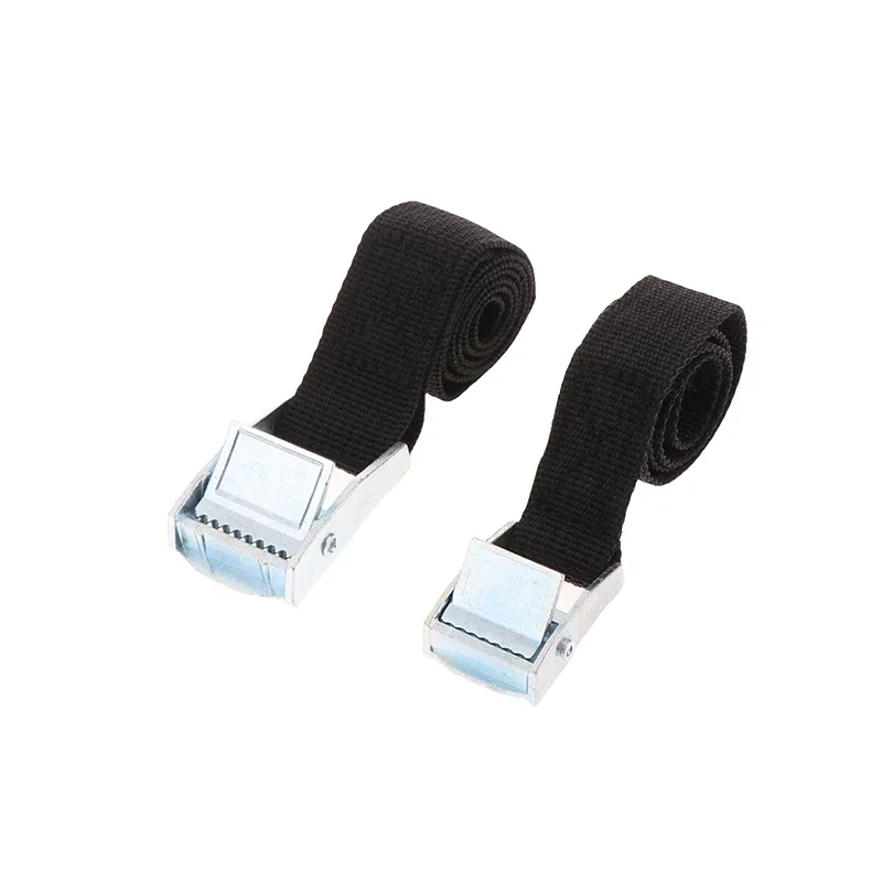 금속 버클이 있는 자동차 오토바이 자전거용 버클 타이 다운 벨트 화물 고정 스트랩, 짐 가방용 강력한 래칫 벨트 견인 로프