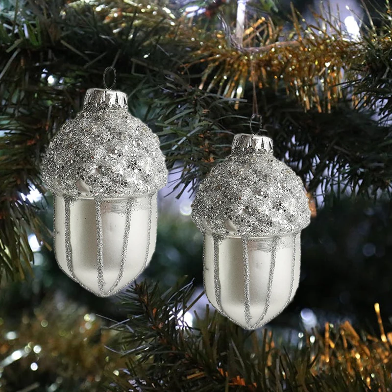 24 Palline Di Natale Infrangibili 3 Cm – Verde, Oro, Rosso – Con Fiocco Per Albero - 5